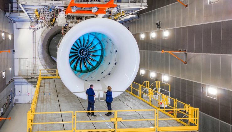 Rolls-Royce, Dünyanın En Büyük Uçak Motoru: UltraFan’ı Başarıyla Test Etti